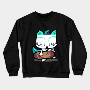 Skater Fox Crewneck Sweatshirt